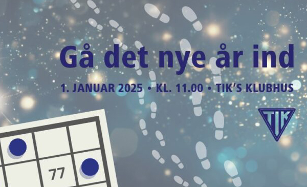 Gå det nye år ind 1. januar 2025